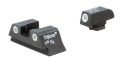 Trijicon Bright & Tough Night Sights Green Tritium White Outline - Glock 42/43/43X/48 Set