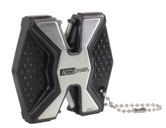 Accusharp 017C Diamond Pro 2-Step Knife Sharpener Diamond/Ceramic Coarse/Fine Aluminum Black/White