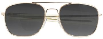 Humvee Accessories 52B Pilot Sunglasses 52mm Polarized Gray Lens Gold Frame