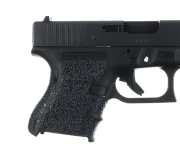 Talon Grips 117R Adhesive Grip - Glock 26/27/28/33/39 Gen4 Medium Backstrap Black Rubber