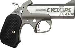 Bond Arms Cyclops Big Bore 45-70 Gov 4.25" 1rd Break-Action Pistol - Matte Stainless