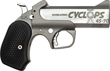 Bond Arms Cyclops Big Bore 45-70 Gov 4.25" 1rd Break-Action Pistol - Matte Stainless
