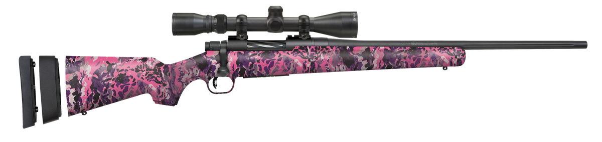Mossberg Patriot Super Bantam 308 Win 20" 5+1 Bolt-Action Rifle - Muddy Girl Wild Stock, 3-9x40mm Scope