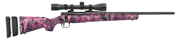 Mossberg Patriot Super Bantam 308 Win 20" 5+1 Bolt-Action Rifle - Muddy Girl Wild Stock, 3-9x40mm Scope