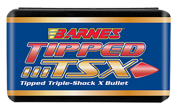 Barnes Bullets Tipped TSX 30 Cal .308 168gr Boat Tail Reloading Bullets - 50/Box
