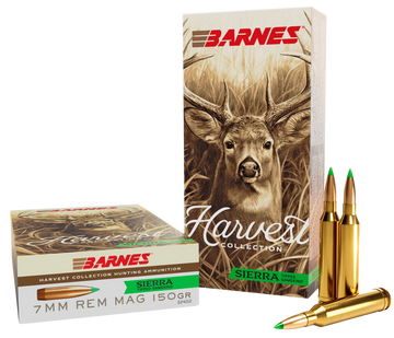 Barnes Bullets Harvest 7mm Rem Mag 150gr Sierra Tipped GameKing - Box or Case