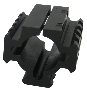 TacStar 1081100 Shotgun Rail Mount Black 1.80" Long