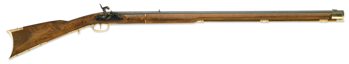 Traditions R2020 Kentucky Rifle 50 Cal Percussion 33.5" Single Shot Muzzleloader - Color Case Hardened Lock / Walnut