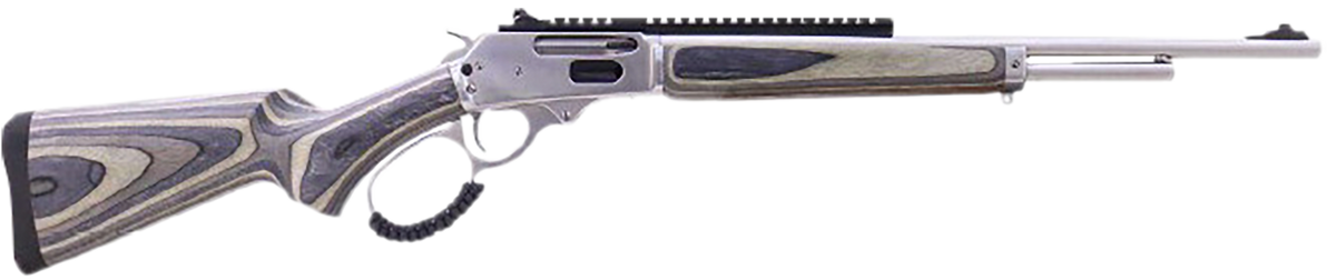 Rossi R95 45 Colt 18" 8+1 Lever-Action Rifle - Matte Stainless Threaded Barrel, Laminate Stock