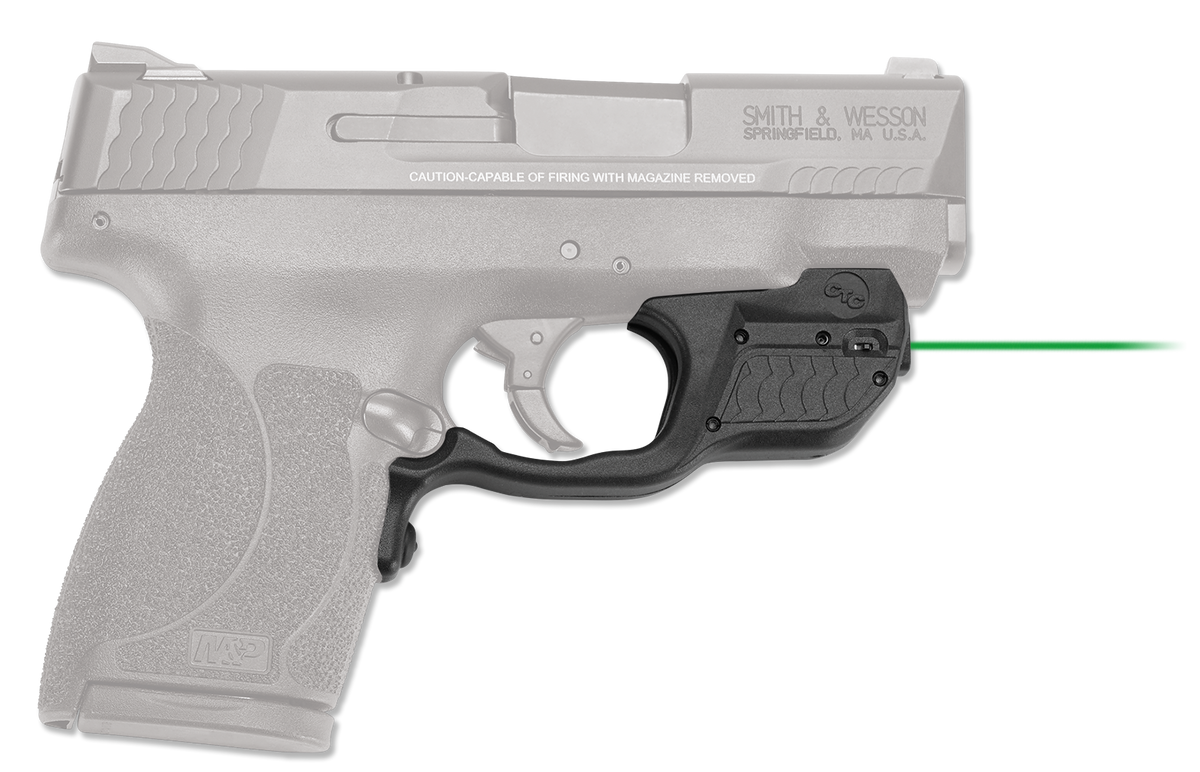 Crimson Trace Laserguard LG-485G S&W M&P Shield 45 ACP Green Laser Black Polymer