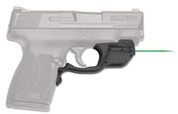 Crimson Trace Laserguard LG-485G S&W M&P Shield 45 ACP Green Laser Black Polymer