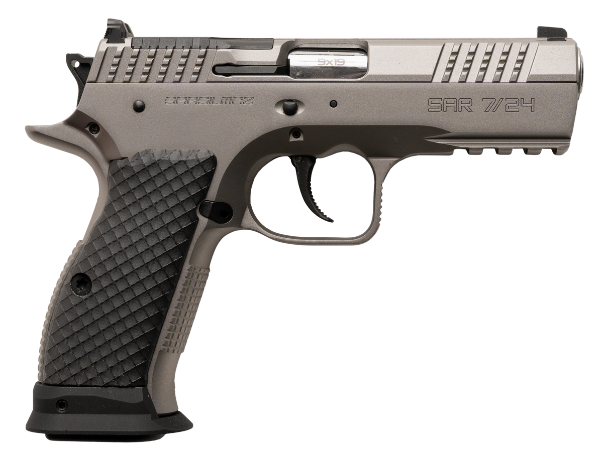 SAR USA 7/24 9mm Luger 4.40" 17+1 DA/SA Semi-Auto Pistol - Stainless