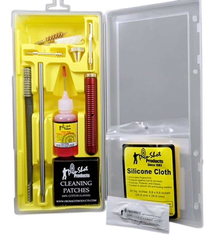 Pro-Shot P4010KIT Classic Box Kit .40/10mm Pistol Cleaning Kit 8-32 Thread