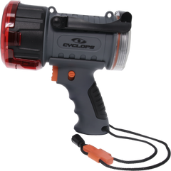 Cyclops CYC-2000WP Spotlight w/Flood Light 500/2000 Lumens CREE XP-G3 LED Rechargeable Waterproof