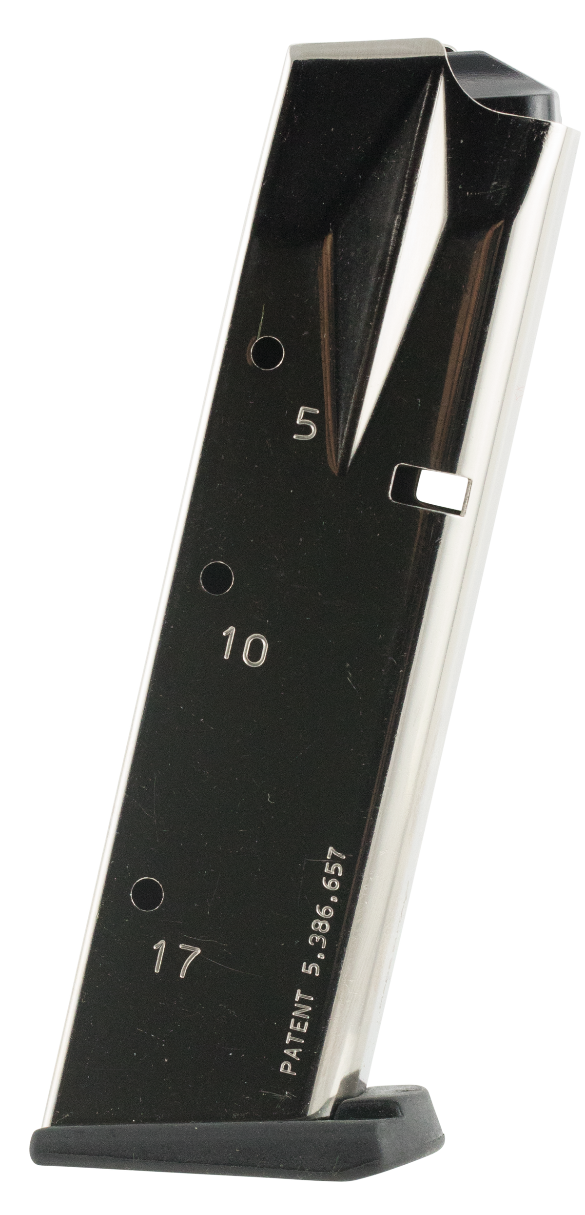 Mec-Gar MGSW5917N 9mm Luger 17rd Nickel Carbon Steel Magazine for S&W 5900 Series, 910, 915, 659