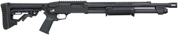 Mossberg 590R Stand-Off 12 Gauge 18.5" 6+1 Pump-Action Shotgun - Adj. Stock, Heat Shield