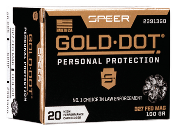 Speer Ammo Gold Dot Personal Protection 327 Federal Mag 100gr Hollow Point - Box or Case