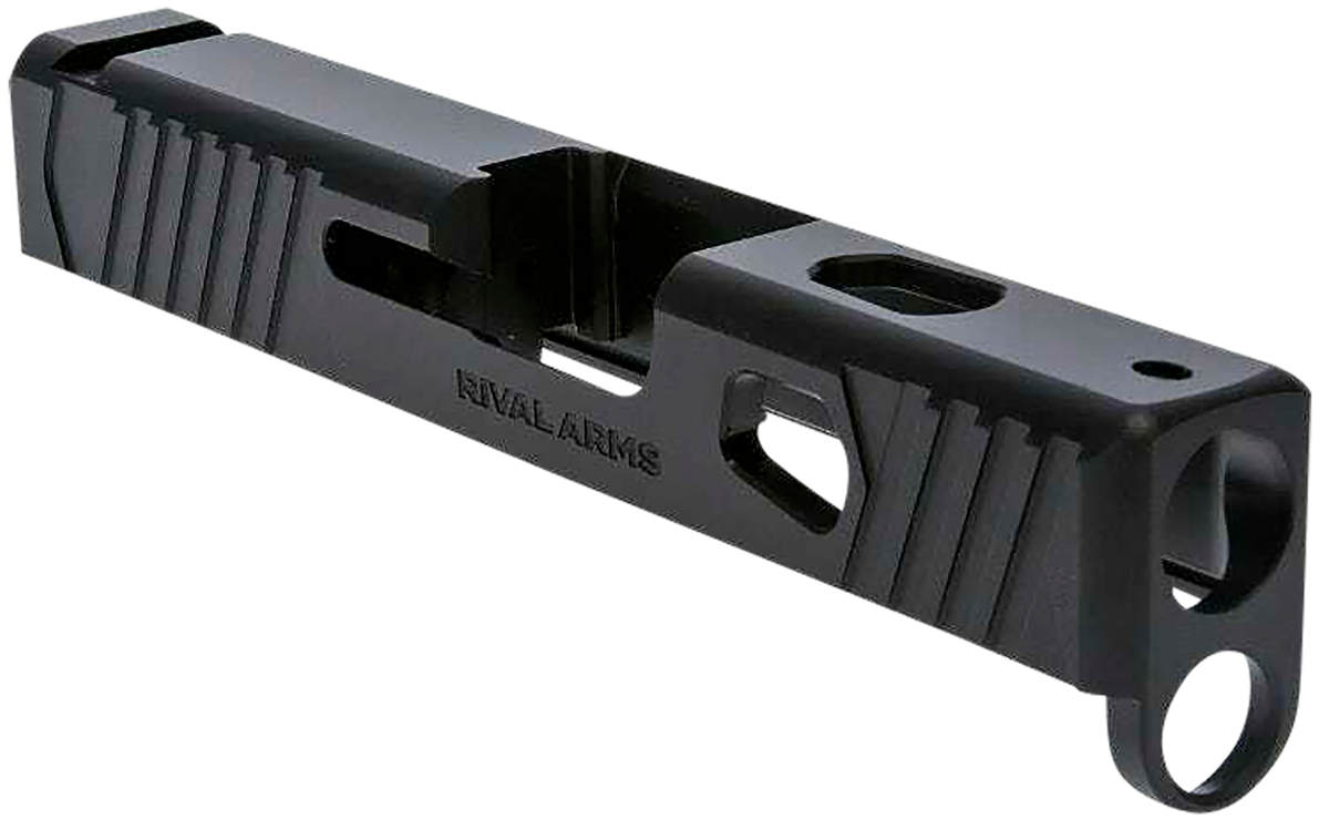 Rival Arms Precision Slide A1 9mm Luger Black QPQ Stainless Steel RMR Cut Glock 43 Gen3
