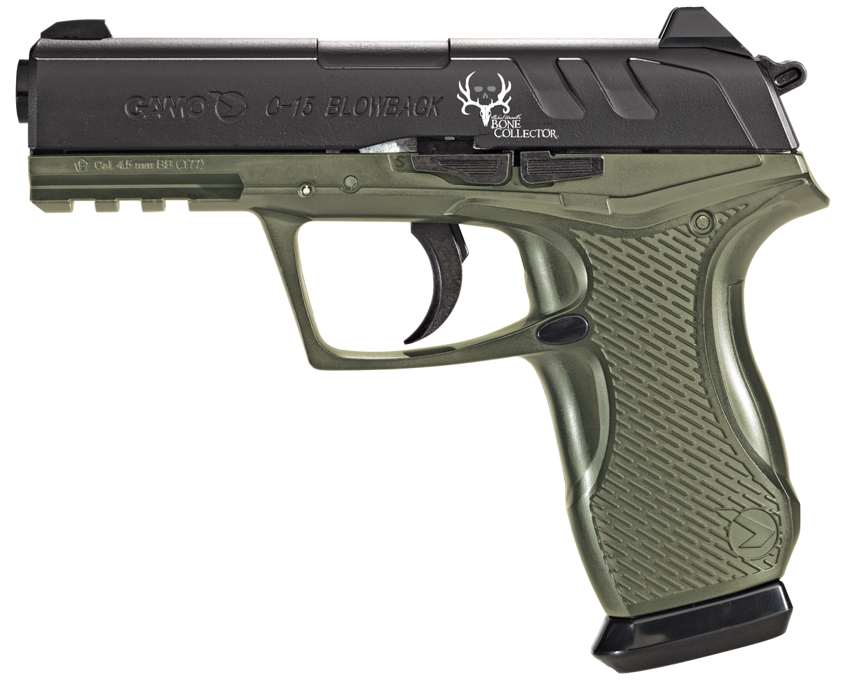 Gamo C-15 Bone Collector .177 CO2 16+1 Semi-Auto Air Pistol