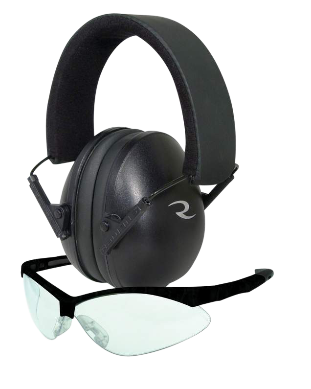 Radians G4 Junior Shooting Glasses Clear Lens Black Frame ANSI Z87.1