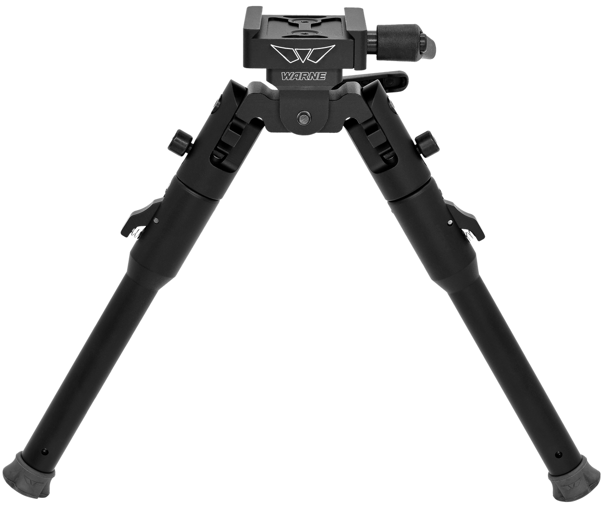 Warne 7912M Skyline Lite Bipod ARCA 6.5"-11.15" Aluminum - Matte Black
