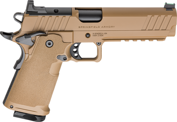 Springfield Armory 1911 DS Prodigy AOS 9mm Luger 5" 10+1 Semi-Auto Pistol - Coyote Brown Cerakote