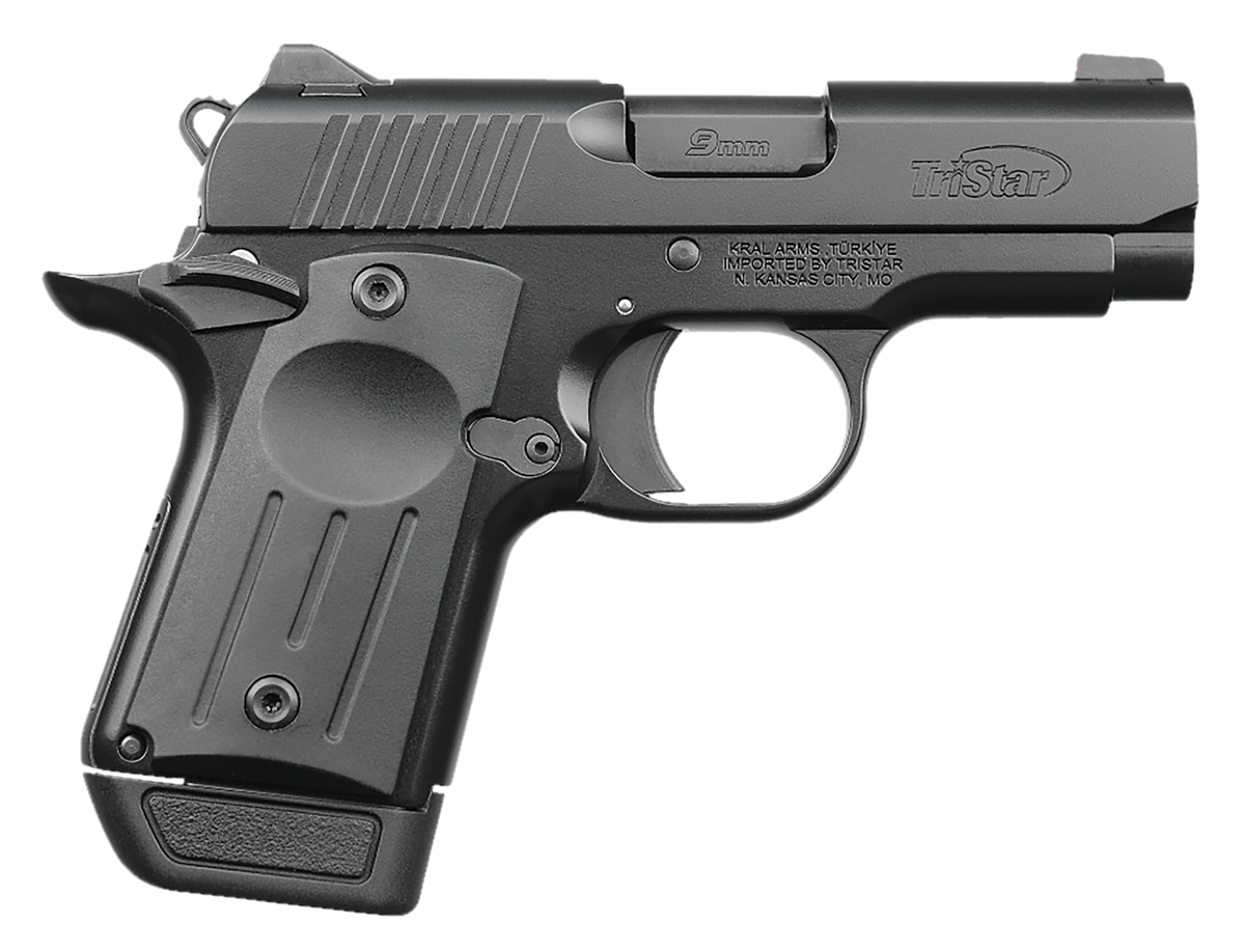TriStar Protege X Sub-Compact Frame 9mm Luger 3.20" 7+1 Semi-Auto Pistol - Black Cerakote