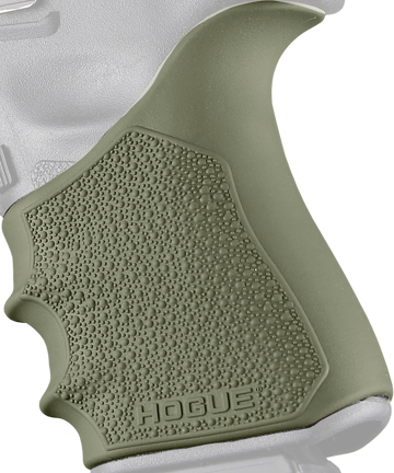 Hogue 17041 HandAll Beavertail Grip Sleeve OD Green Rubber for Glock 19/23/32/38 Gen 3-4
