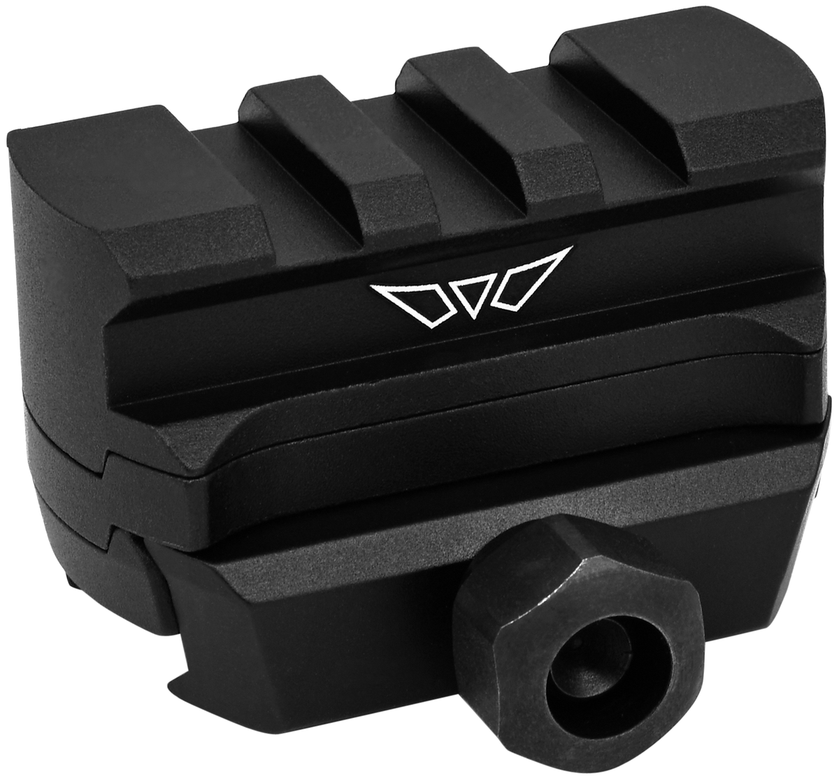 Warne 6102M Red Dot Riser Picatinny Rail Black Anodized Aluminum