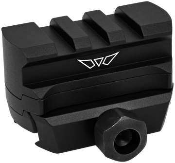 Warne 6102M Red Dot Riser Picatinny Rail Black Anodized Aluminum
