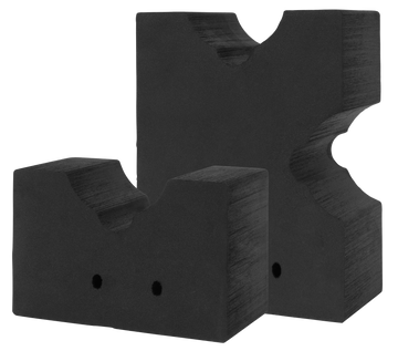 Allen 2458 Soft Rock Shooting Rest Black Foam Front and Rear Bag