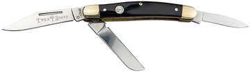 Boker Stockman 2.0 Traditional Large D2 Steel Clip Point/Sheepsfoot/Spey Plain Brown Jigged Bone 4" Folding Knife