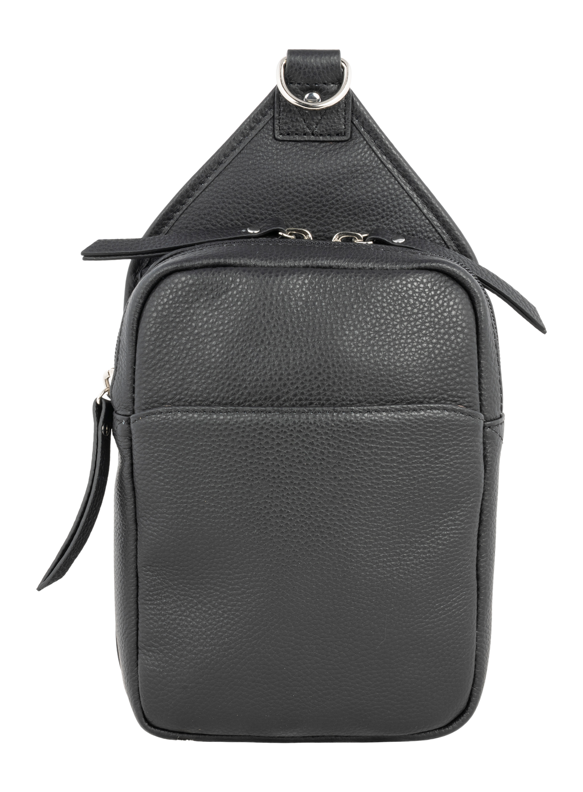 Kingport Industries GTM-106/PB Black Compact Sling Crossbody Cowhide CCW Bag