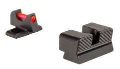 Trijicon 601050 Fiber Sights Red Fiber Optic Front / Black Blank Rear - Sig Sauer P225 / P226 / P228 9mm Luger / .357 SIG