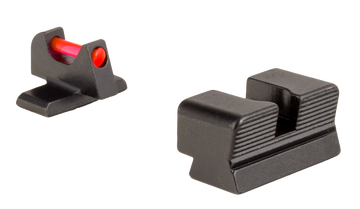 Trijicon 601050 Fiber Sights Red Fiber Optic Front / Black Blank Rear - Sig Sauer P225 / P226 / P228 9mm Luger / .357 SIG