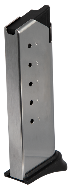 Springfield Armory XD-E 45 ACP 6-Rd Extended Floorplate Stainless Steel Pistol Magazine