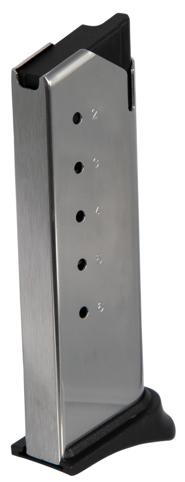 Springfield Armory XD-E 45 ACP 6-Rd Extended Floorplate Stainless Steel Pistol Magazine