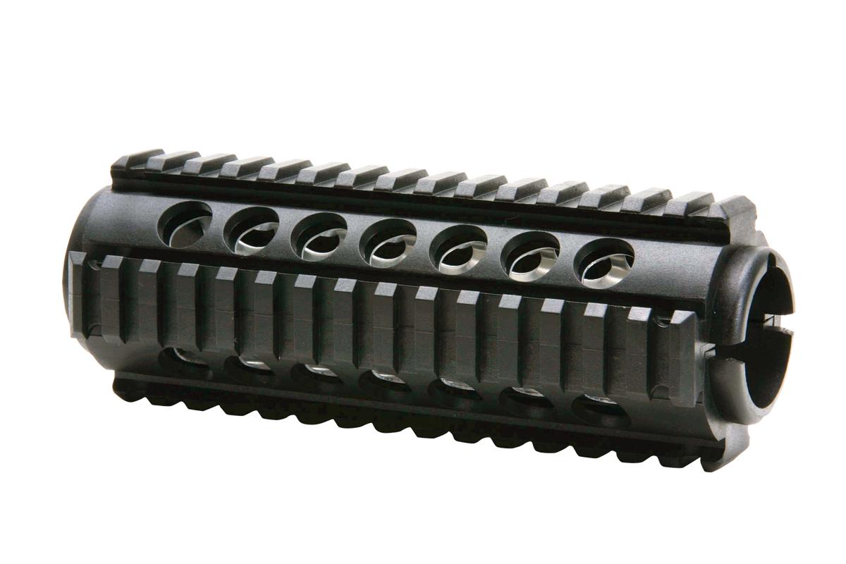 ProMag PM242 Quad Rail 2-Piece Polymer Handguard w/Aluminum Heat Shield AR-15 Carbine