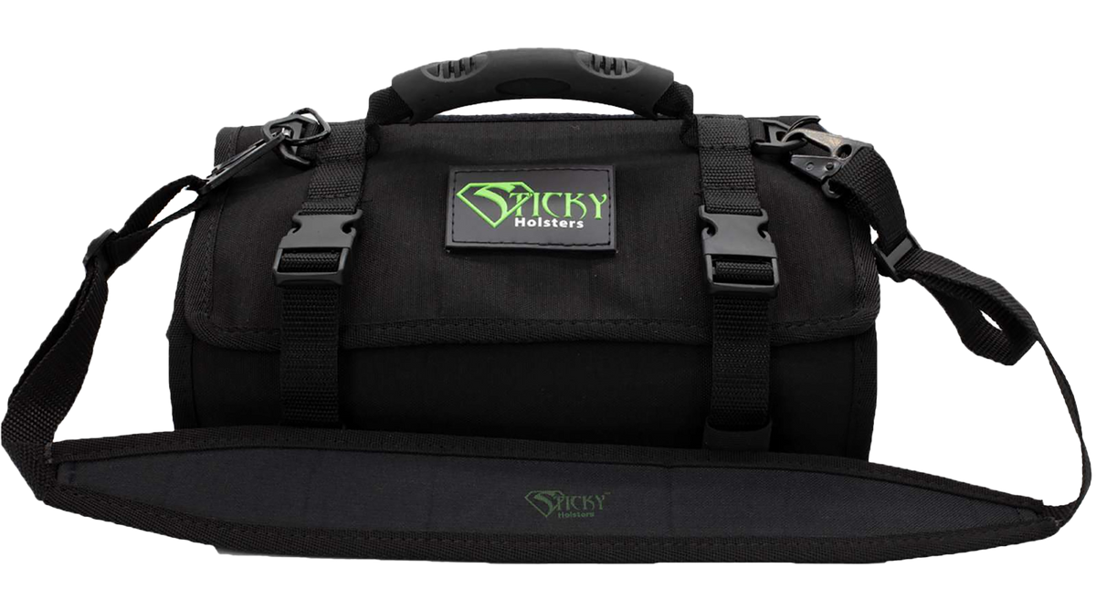Sticky Holsters Roll Out Range Bag 13" Black Neoprene/Nylon Laminate