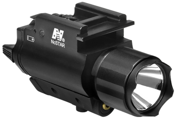 NcSTAR AQPFLSG Flashlight & Green Laser Combo 200 Lumens CREE LED 3.4" Black Anodized