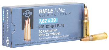 TR&Z Metric Rifle 7.62x39mm 123 gr PSP 20rd Box - Box or Case
