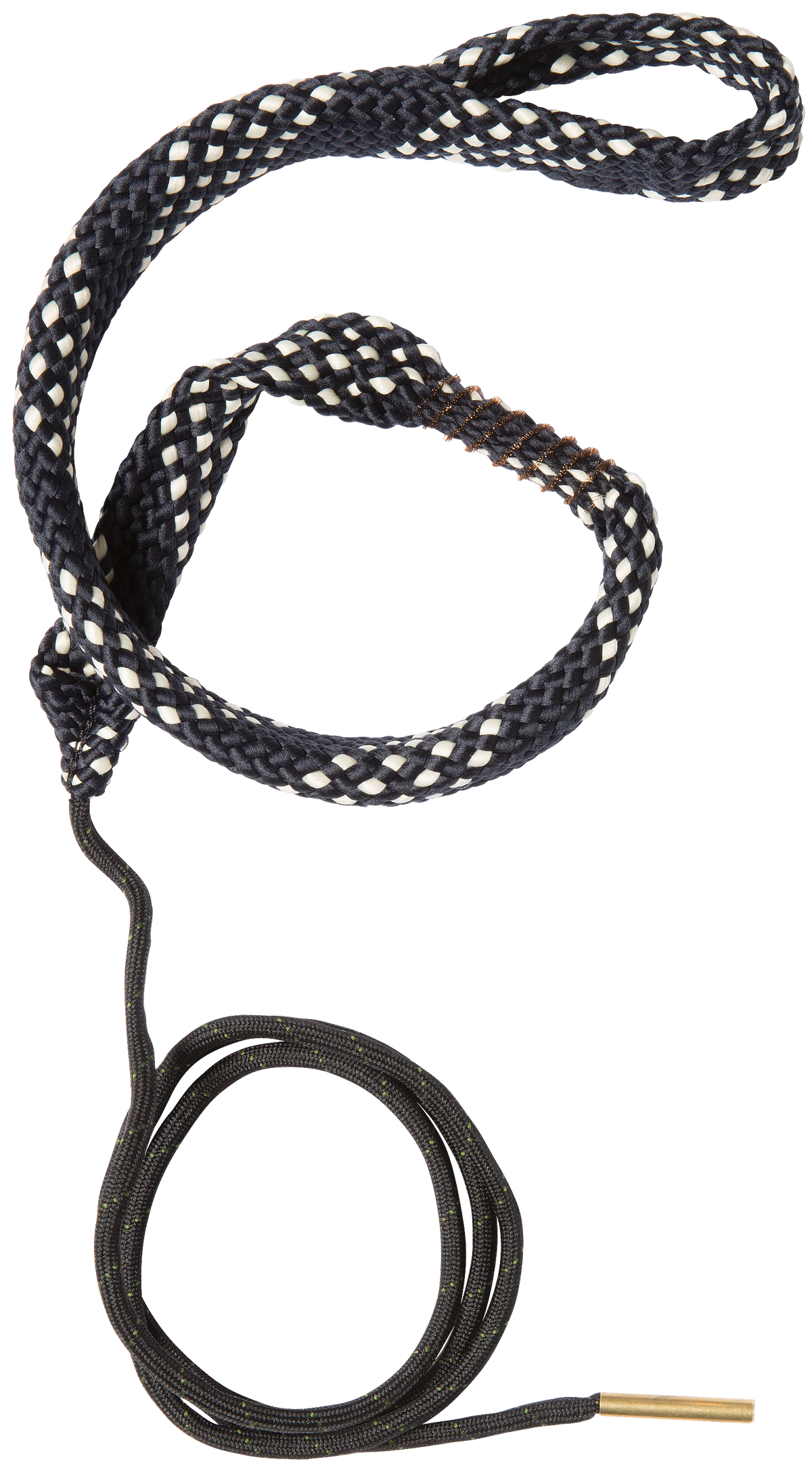 Hoppes BoreSnake Den 410 Gauge Shotgun Bore Cleaner Rope - Bronze Bristle