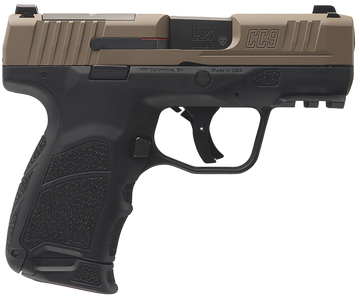 HK CC9 9mm Luger 3.32" 10+1 Semi-Auto Pistol - Optic Ready - FDE