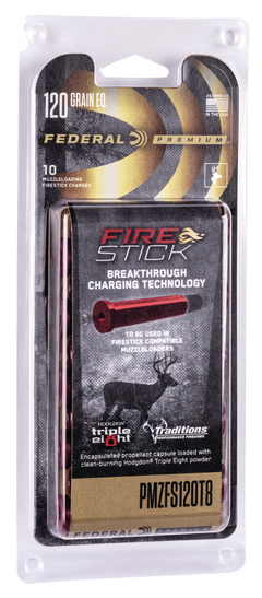 Federal Premium FireStick 50 Cal 120gr Muzzleloader Propellant 10-Pack - For Traditions NitroFire