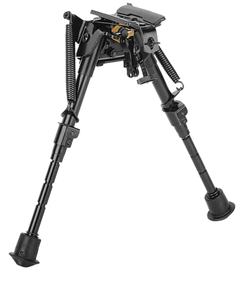 Caldwell XLA Fixed Bipod 6-9" Black Aluminum Swivel Stud