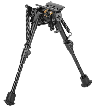 Caldwell XLA Fixed Bipod 6-9" Black Aluminum Swivel Stud