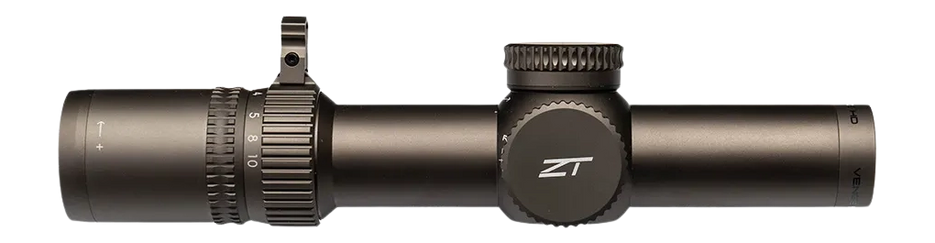 Zero Tech Optics Vengeance HD 1-10x28 LPVO FFP RMG-L Illuminated FDE Rifle Scope