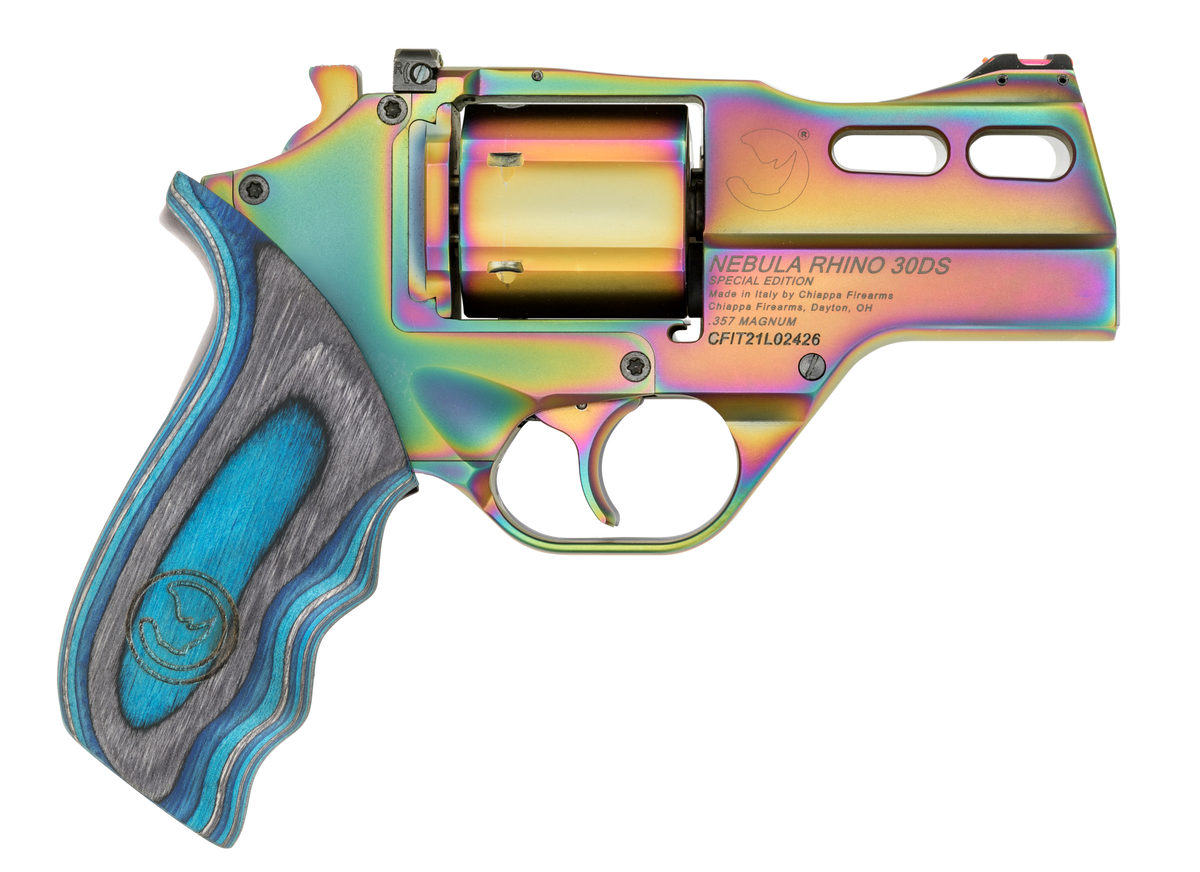 Chiappa Firearms Rhino 30DS 357 Mag 3" 6-Shot DA/SA Revolver - Nebula PVD