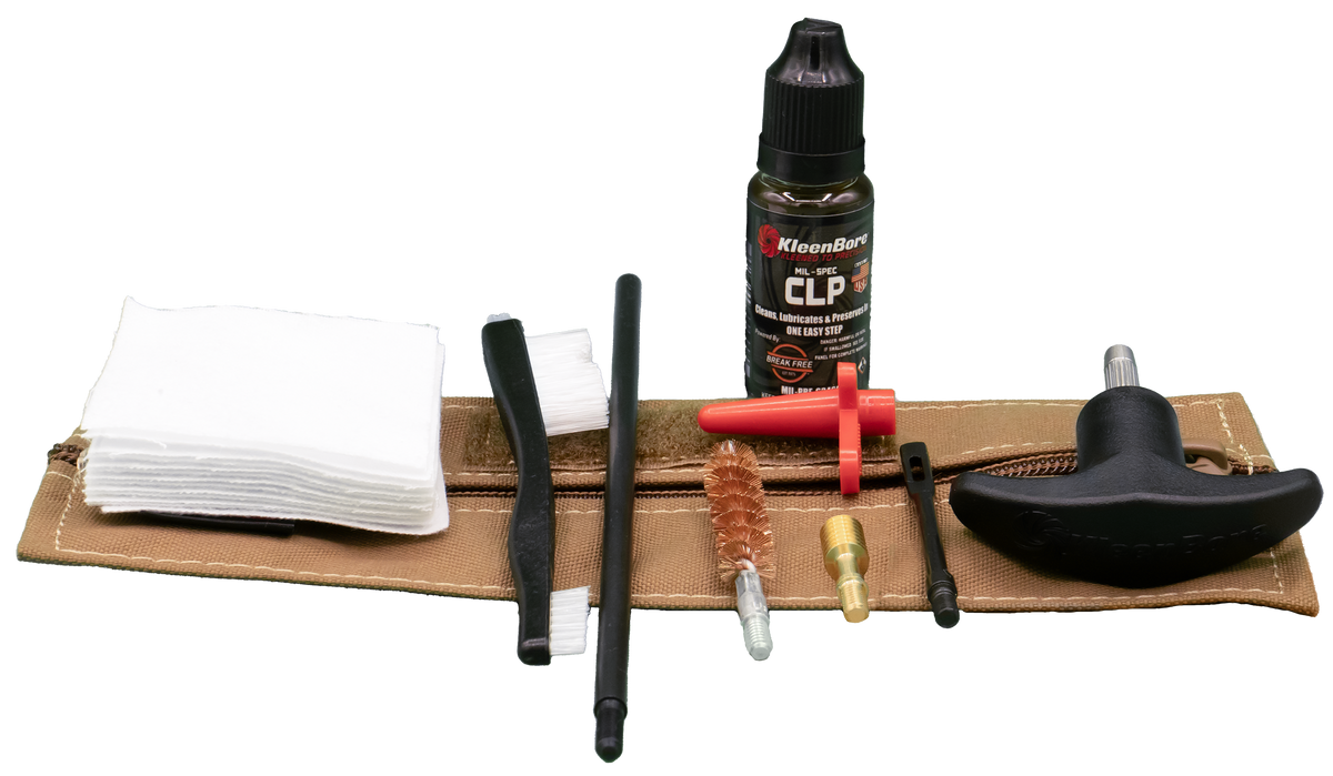 Kleen-Bore KBMLE9 Compact Military/LE 9mm Handgun Tactical Cleaning Kit