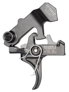 Geissele Automatics Super Scar FN SCAR Two-Stage Curved 3.20-4.60 lb Trigger - Black Oxide
